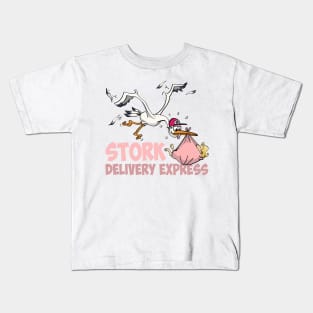 The stork express - Girls edition Kids T-Shirt